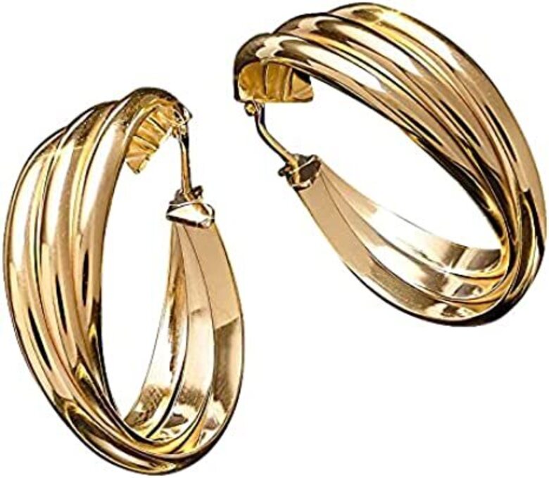 Italian-Made Grooved Earrings