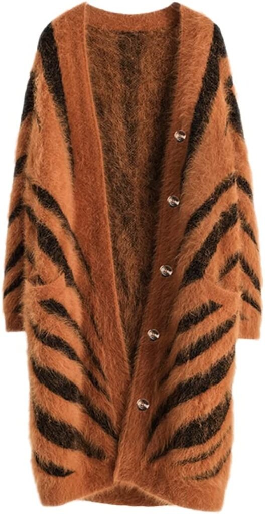 Tiger print coat