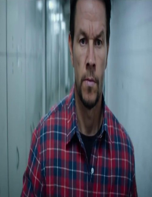 Plaid poplin shirt worn by Mark Wahlberg