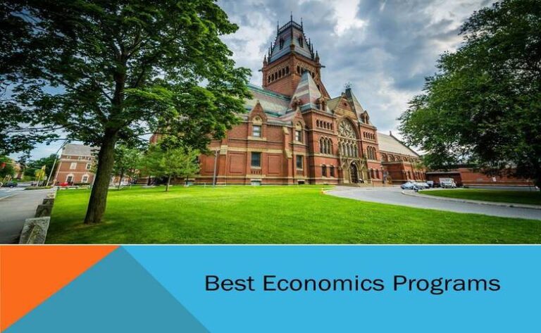 phd economics best universities