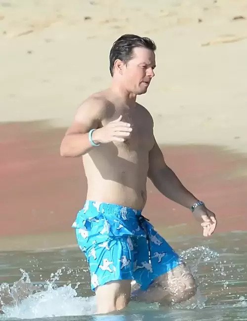 Vilebre quin Swim Trunks worn by Mark Wahlberg
