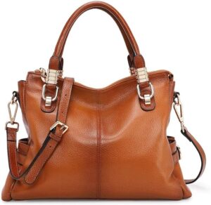 Kattee Soft Women Genuine Leather Handbag