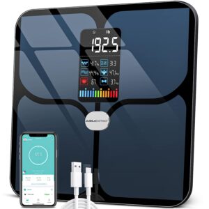 5. ABLEGRID Digital Smart Bathroom Scale for Body Weight