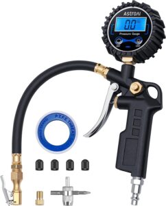 1. AstroAI Digital Tire Pressure Gauge with Inflator