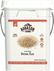 Augason Farms Long Grain Brown Rice