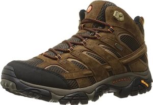 7. Merrell Men’s Moab 2 Mid Waterproof Hiking Boot