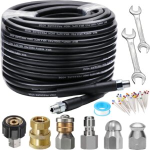 1. WEST BAY Sewer Jetter Kit 100FT for Pressure Washer