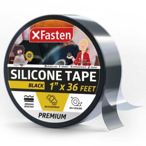 7. XFasten Self Fusing Silicone Tape Black