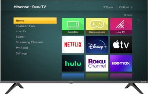 3. Hisense 32-Inch LED Roku Smart TV